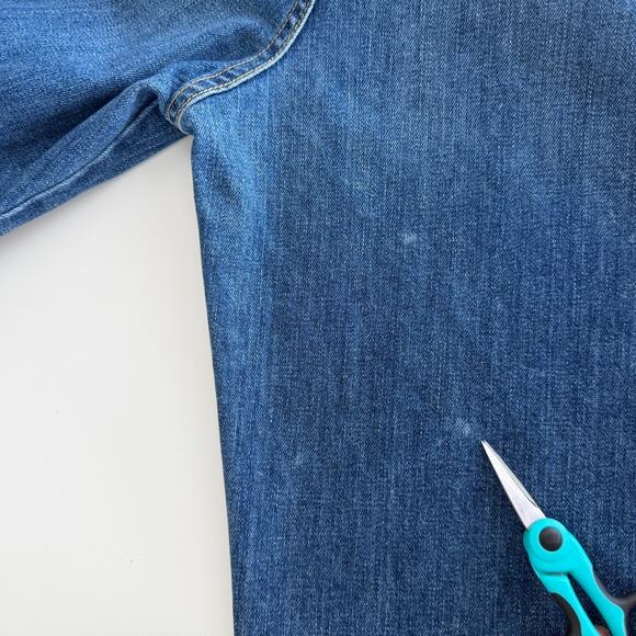 Nili Lotan Floran Jeans Womens 30 Wide Leg Pleated High Rise Flare Denim Trouser - Picture 10 of 11